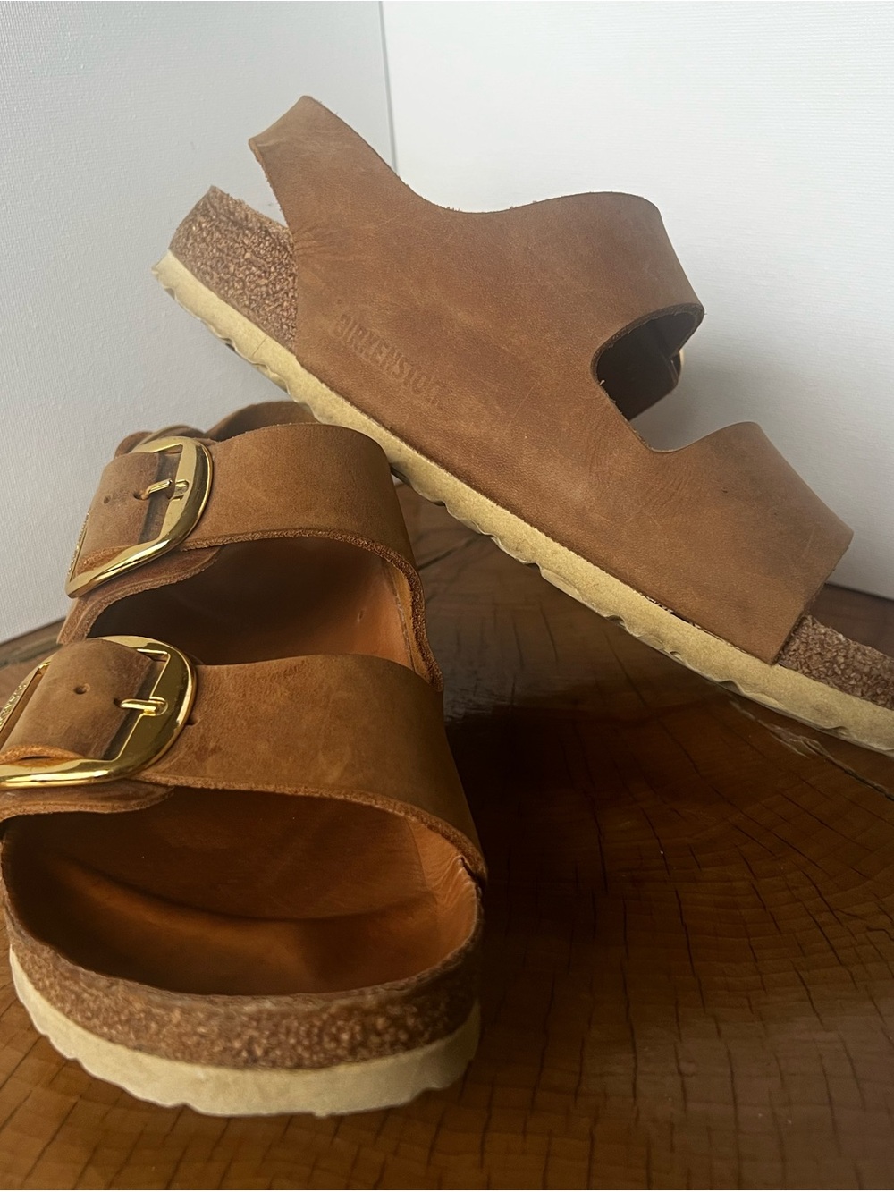 Birkenstock Arizona Big Buckle Oiled Leather Sandals